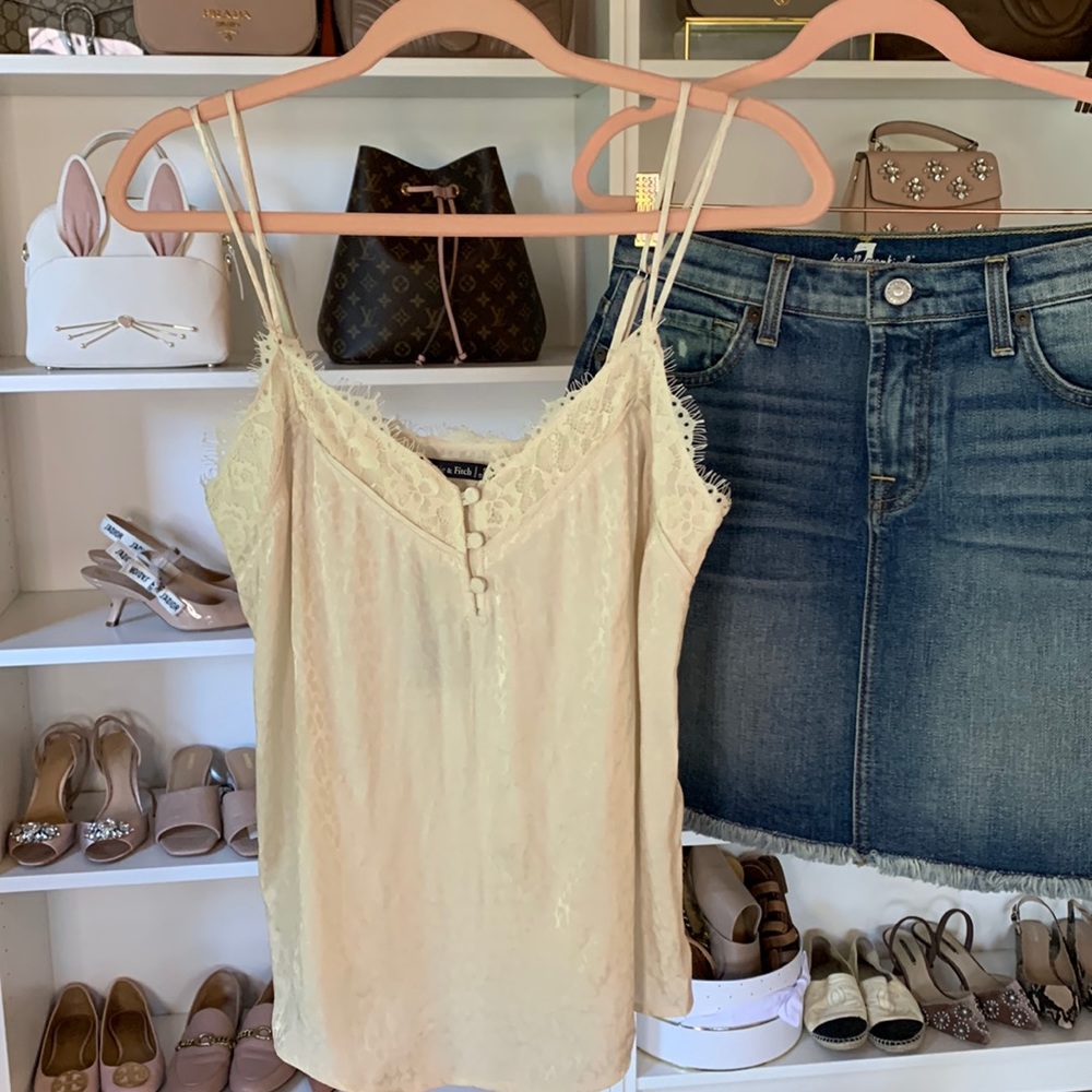 A&F silk cami